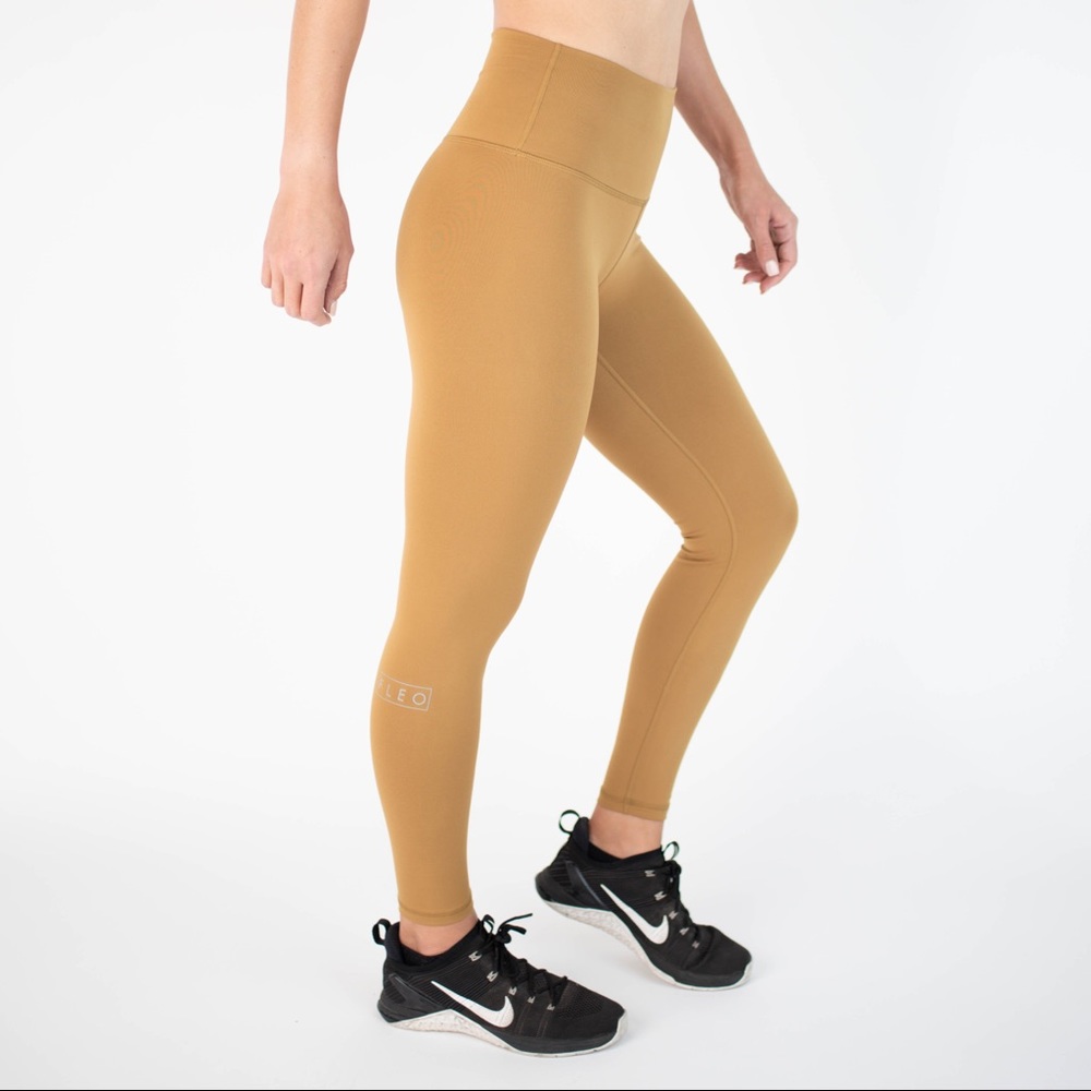 Fleo leggings - 25” honey gold - bounce